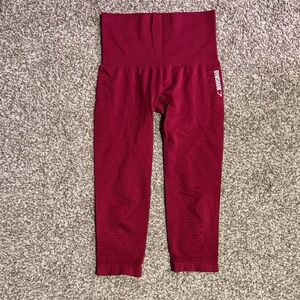 Gymshark Women’s Burgundy Leggings